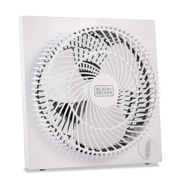 Black Decker BLACK DECKER Portable 9 Inch Box Fan 3 Speed